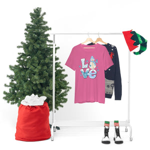 Love Snow Winter Holiday Snowman Shirt