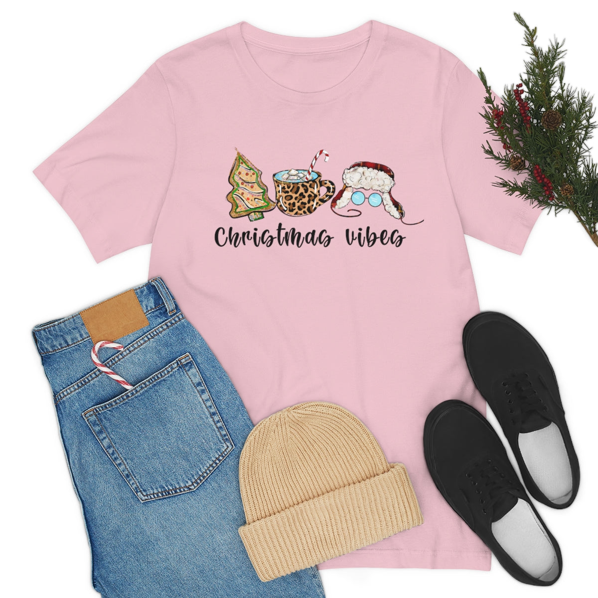 Christmas Vibes Shirt For Adults