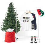 Load image into Gallery viewer, Merry &amp; Bright Plaid Design Christmas Shirt
