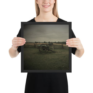 Gettysburg Field Cannons Framed poster