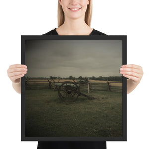 Gettysburg Field Cannons Framed poster