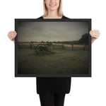 Load image into Gallery viewer, Gettysburg Field Cannons Framed poster
