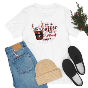 I run on coffee and Christmas cheer shirt