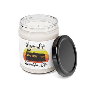 Simple Life Beautiful Life Camper Scented Soy Candle, 9oz