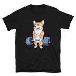 Load image into Gallery viewer, National Fitness Day Dog Lifting Weights Short-Sleeve Unisex T-Shirt
