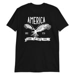 Load image into Gallery viewer, America Independence Day Short-Sleeve Unisex T-Shirt - 4th of July Tee - Freedom Eagle America Shirt
