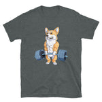 Load image into Gallery viewer, National Fitness Day Dog Lifting Weights Short-Sleeve Unisex T-Shirt
