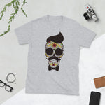 Load image into Gallery viewer, Colorful Halloween Skull T-Shirt
