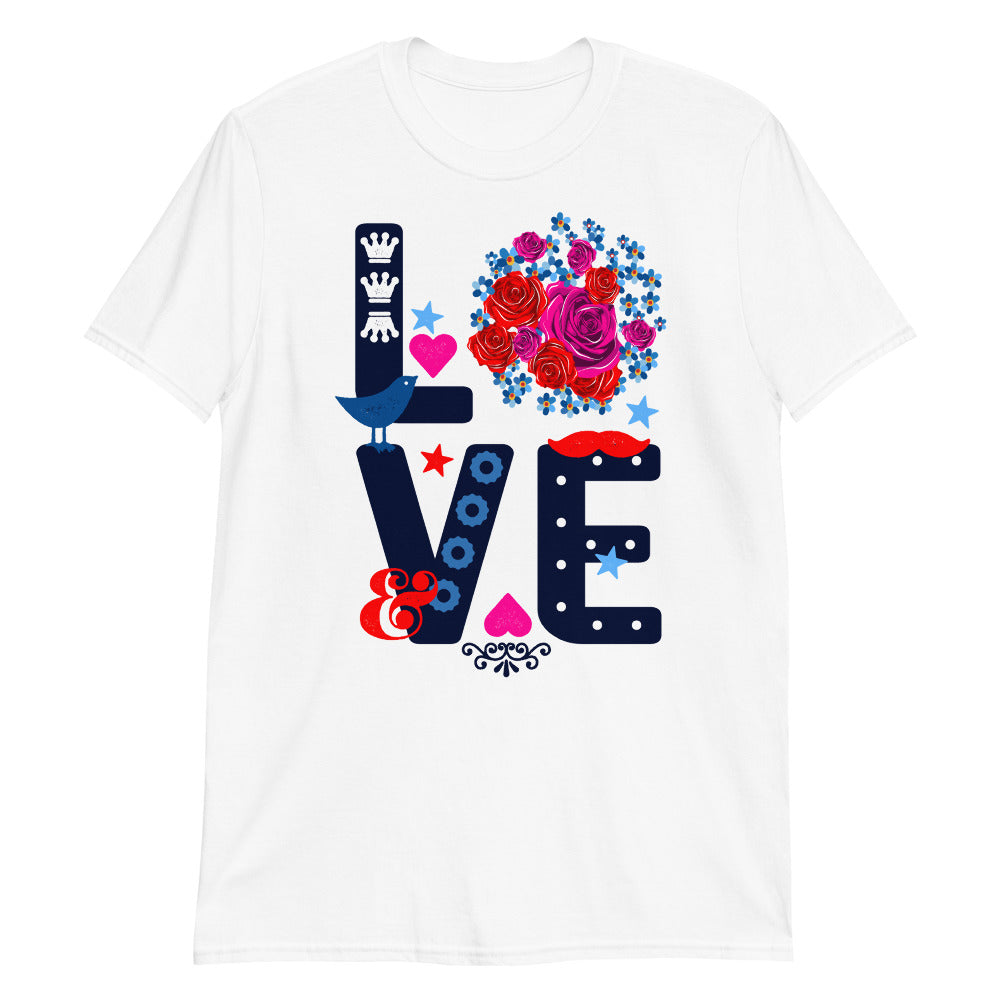 Love Roses Short-Sleeve T-Shirt