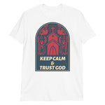 Load image into Gallery viewer, Church Keep Calm &amp; Trust God Shirt
