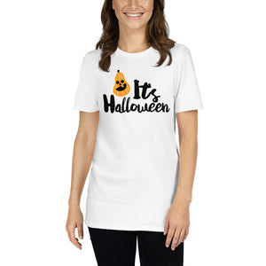 It's Halloween Pumpkin Short-Sleeve Unisex T-Shirt