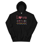 Load image into Gallery viewer, Love is all I can give with hearts hoodie
