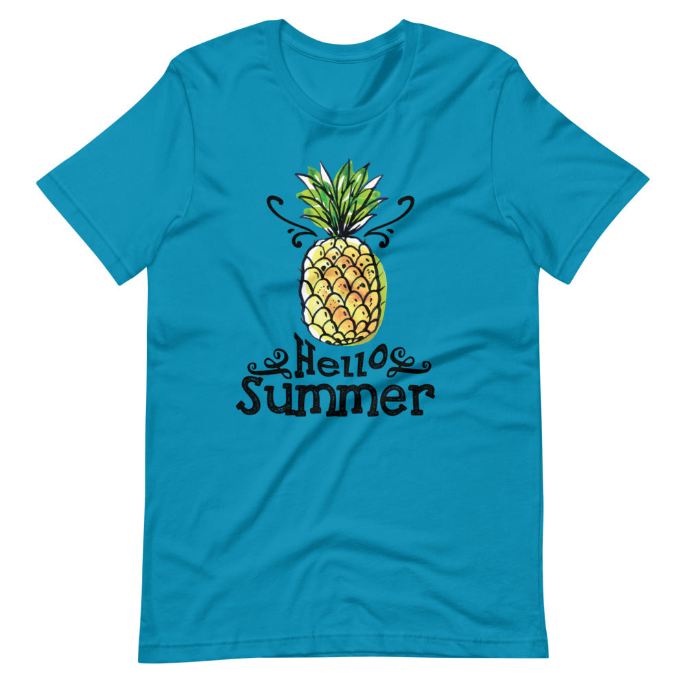 Hello Summer Pineapple Vacation Shirt