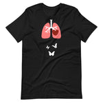 Load image into Gallery viewer, Butterflies In the Stomach Heart Lungs Organs Shirt
