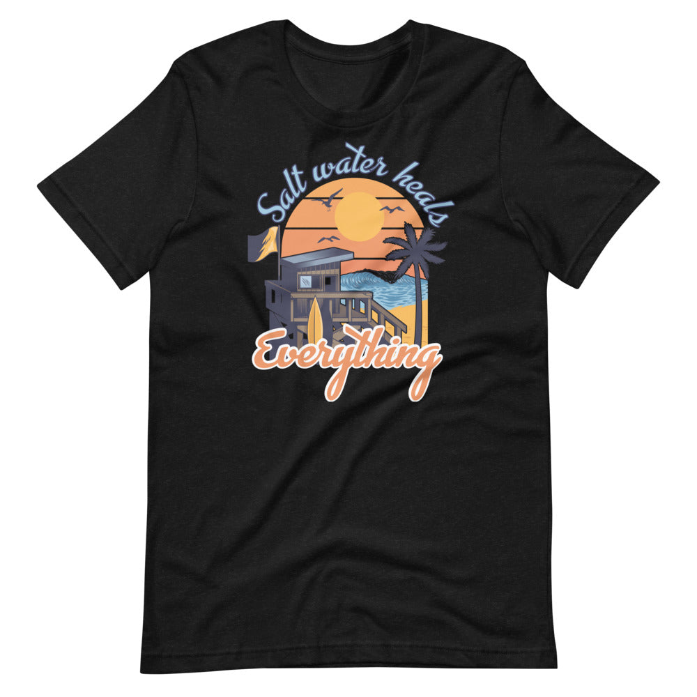 Salt water heals everything vacation shirt