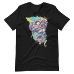 Load image into Gallery viewer, Colorful Graphic Artistic Skull Short-Sleeve Shirt
