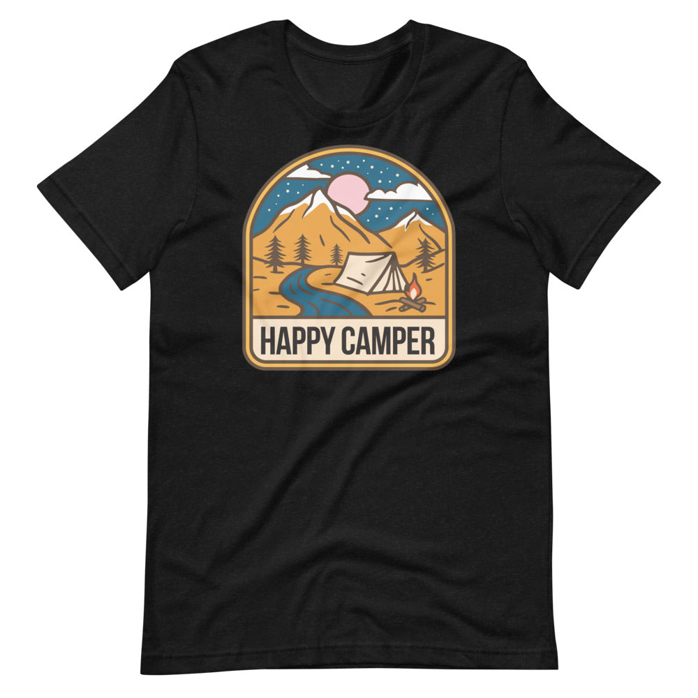 Happy Camper Outdoors Short-Sleeve Unisex T-Shirt