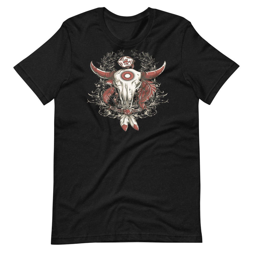 Tribal Cow Skull Shirt