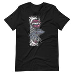 Load image into Gallery viewer, Succubus ’mouth, wing &amp; engraved flowers t-shirt
