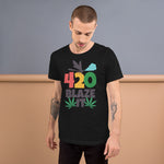 Load image into Gallery viewer, 420 Blaze It Flower Dragonfly Unisex t-shirt
