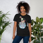 Load image into Gallery viewer, Merry And Bright Candy Cane Elf Christmas Holiday Unisex t-shirt
