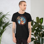 Load image into Gallery viewer, Santa&#39;s Reindeer Christmas Holiday Unisex t-shirt
