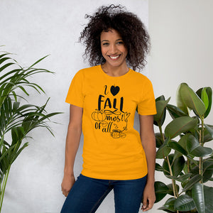 I Love Fall Most Of All Shirt Tee