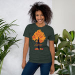 Load image into Gallery viewer, Love Autumn Fall With Hearts &amp; Tree Unisex t-shirt
