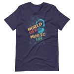 Load image into Gallery viewer, World Off Music On Short-Sleeve Unisex T-Shirt
