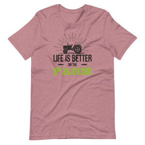 Life is better on the farm shirt