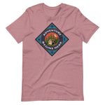 Load image into Gallery viewer, Adventure Begins Here Cabin in the Woods Short-Sleeve Unisex T-Shirt
