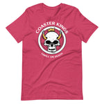 Load image into Gallery viewer, Coaster Kings Thrill Or Death King Skull Shirt For Roller Coaster Enthusiasts
