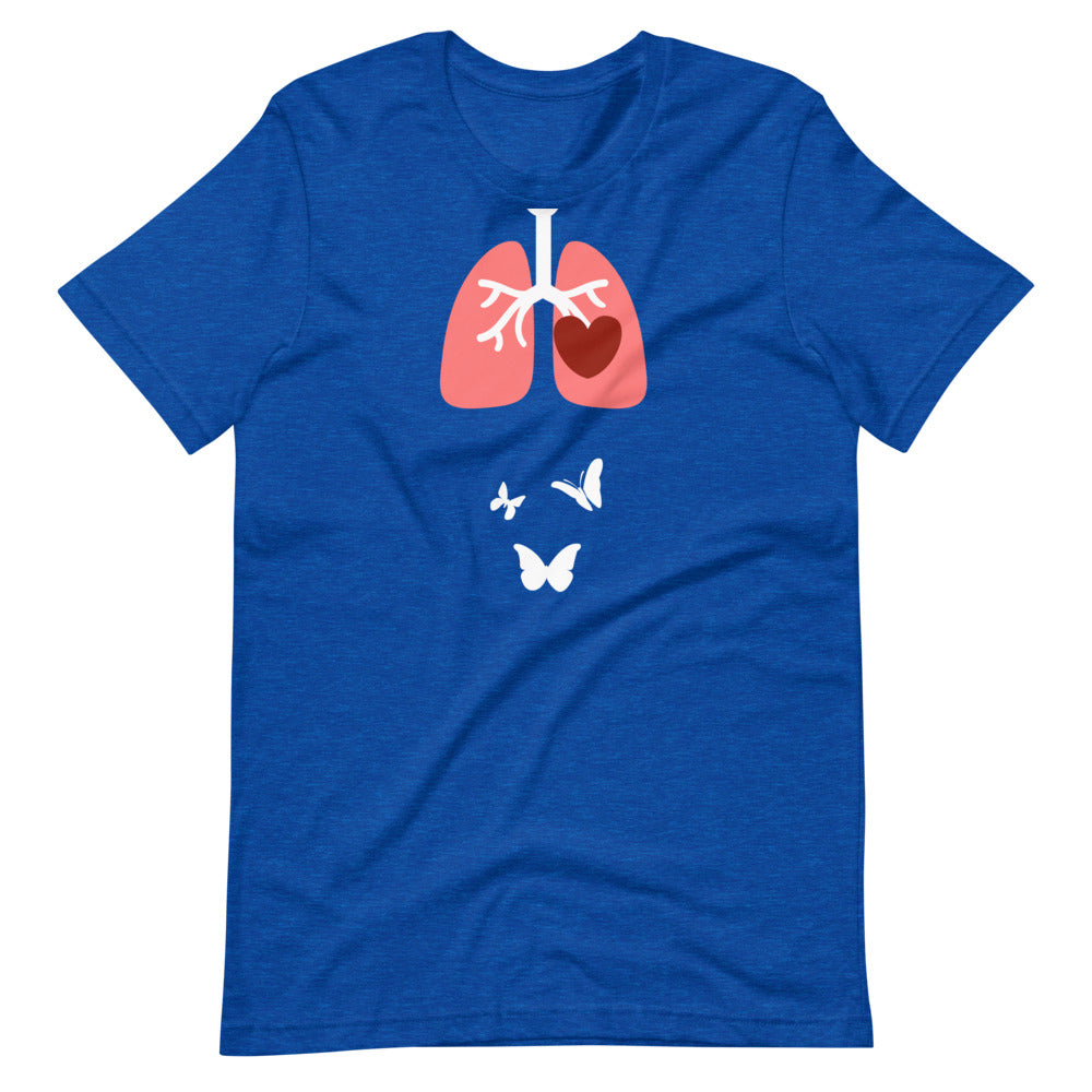 Butterflies In the Stomach Heart Lungs Organs Shirt