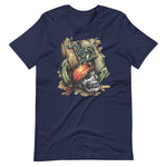 Load image into Gallery viewer, Pirate Skull Deceased Pirates Scene Short-Sleeve Unisex T-Shirt

