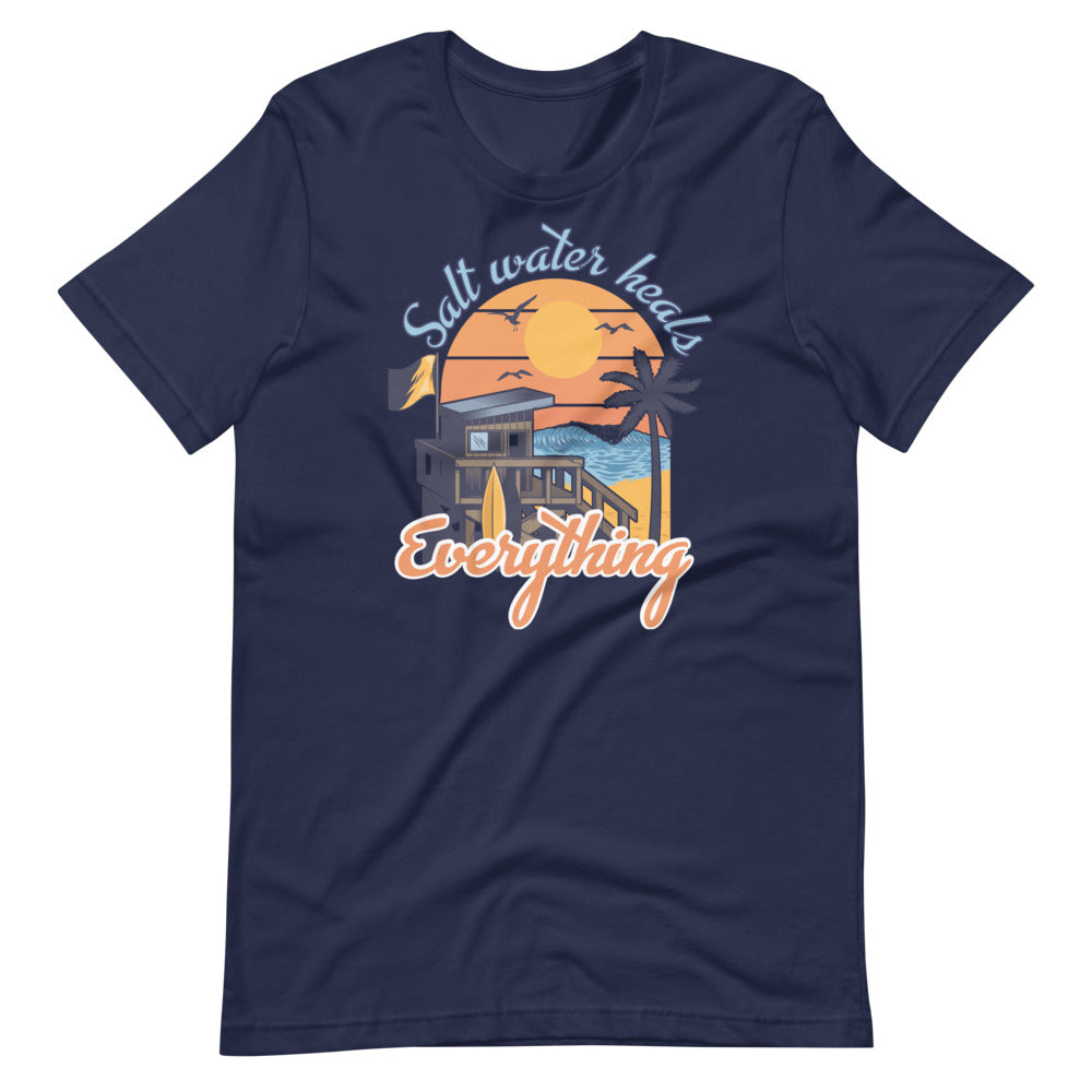 Salt water heals everything vacation shirt