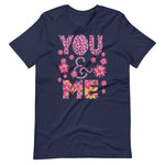 Load image into Gallery viewer, You &amp; me flower designed shirt
