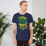 Load image into Gallery viewer, 0% Irish 100% Drunk St. Patrick&#39;s Day Unisex t-shirt
