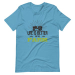 Load image into Gallery viewer, Life is better on the farm shirt - farmer tees
