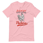 Load image into Gallery viewer, Just A Girl That Loves Peckers Chicken T-Shirt
