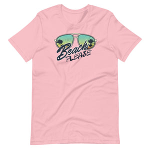 Beach please short-sleeve unisex t-shirt