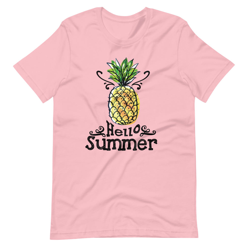 Hello Summer Pineapple Vacation Shirt