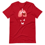 Load image into Gallery viewer, Butterflies In the Stomach Heart Lungs Organs Shirt
