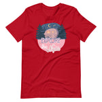 Load image into Gallery viewer, Explore the nights camper in pines with moon in the sky shirt
