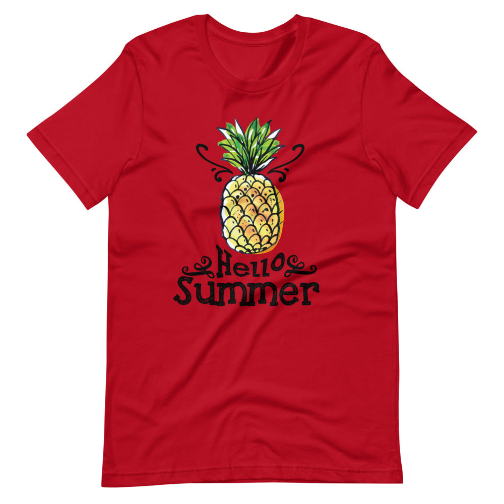 Hello Summer Pineapple Vacation Shirt