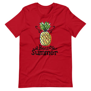 Hello Summer Pineapple Vacation Shirt