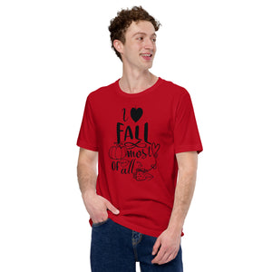 I Love Fall Most Of All Shirt Tee