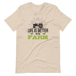 Load image into Gallery viewer, Life is better on the farm shirt
