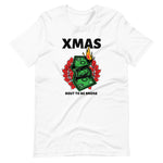 Load image into Gallery viewer, Xmas About to be broke funny burning money shirt

