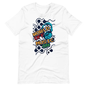 World Off Music On Short-Sleeve Unisex T-Shirt