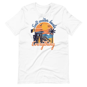 Salt water heals everything vacation shirt